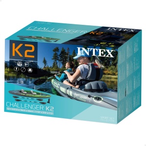 Caiac gonflabil Intex, verde, 351 x 76 x 38 cm - Img 8
