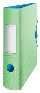Caiet cu inele Leitz Urban Chic 180 Active, A4, 8.2 cm, Verde