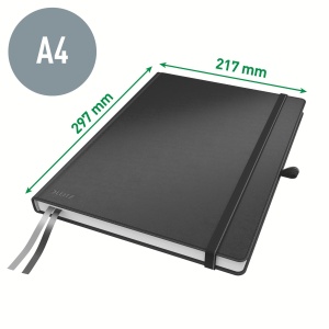 Caiet de notite Leitz Complete A4, 160 pagini, 80 foi, negru - Img 5