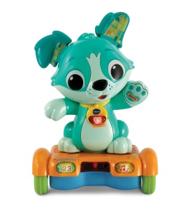 Caine Jucarie VTech Fang-mich-Hund cu Hoverboard, 4 butoane, 3 melodii, pentru 12-36 luni