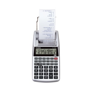Calculator de birou Canon P1DTSCII, 12 cifre, argintiu metalic, cu functie de imprimare