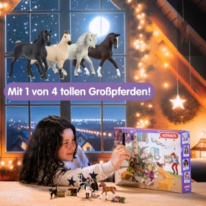 Calendare de Advent Schleich Horse Club 2025 - 36 piese, figurine si accesorii pentru copii - Img 3