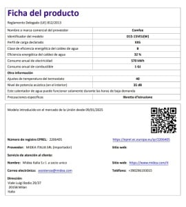Calentator de apa electric COMFEE D15-20VEU(W)-FR, 15 litri, sub chiuveta, compact - Img 6