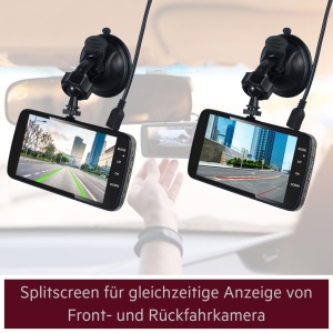 Camera auto AEG Dashcam DC 2, Full HD, display IPS de 4, cu asistenti de siguranta - Img 6