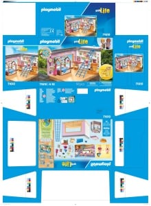 Camera de copii PLAYMOBIL MyLife 71610, 97 piese, din materiale reciclate - Img 10