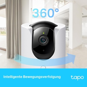 Camera de securitate Wi-Fi interioara Tapo C225 360deg, 2K 4MP, mod de confidentialitate fizica, senzor Starlight, detectare miscare, compatibil cu Apple Homekit, Alexa si Google Home - Img 4