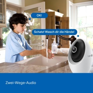 Camera de supraveghere interior Tapo C260, 4K Ultra HD, 8MP, rotire 360, detectie AI, microSD pana la 512GB - Img 8