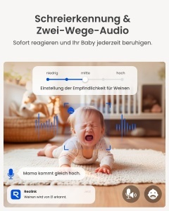 Camera de supraveghere Reolink E1 4MP 360deg Auto-Tracking Detectare persoane si animale - Img 4