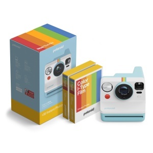 Camera instant Polaroid Now Gen3, Albastru Arctic, cu film colorat (16 poze)