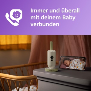 Camera video pentru bebelusi Philips Avent SCD64326, HD, cu noapte si comunicare bidirectionala - Img 2