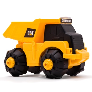 Camion de Constructie Cat Unstoppable Movers Kipplaster cu Luminile Functionale si Roti Mari