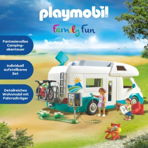 Camioneta de familie PLAYMOBIL 70088 cu accesorii de camping, 135 piese - Img 5
