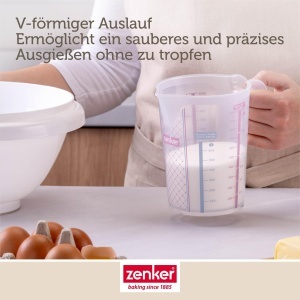 Cana de masurare Zenker Sweet Sensation 1000ml, rezistenta la caldura, colorata - Img 5
