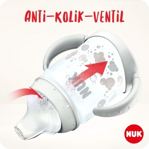 Cana de Tranzitie NUK First Choice 150 ml Verde Anti-Colici BPA-Free - Img 4