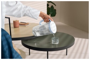 Cana filtranta Brita 1050452, 2,5 l, AlbastruAlb, Ergonomica - Img 5