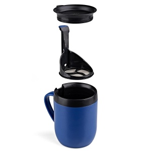 Cana termica Zyliss E990003, izolare dubla, albastra, cu filtru pentru cafea - Img 6