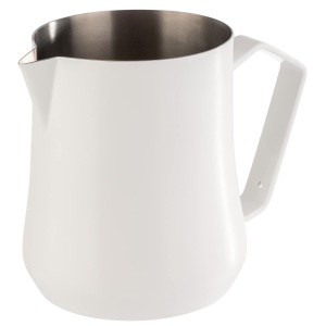 Cana universala pentru lapte APS 10362, otel inox, 0.75 l, alba