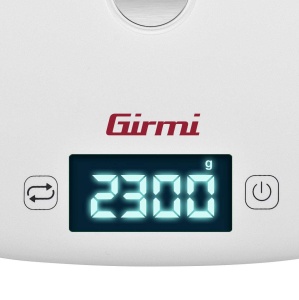 Cantar de bucatarie digital Girmi PS0200 Alb 5 kg TARA Display mare - Img 4