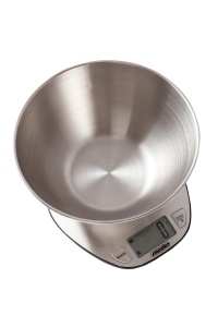Cantar de bucatarie Mesko, inox, 5 kg, 21,5 x 21,5 x 10,5 cm - Img 7