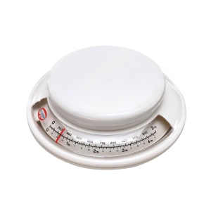 Cantar de copt Dr. Oetker Precise 1531 O 17 cm - Ajutor de bucatarie indispensabil in alb pentru cantarirea exacta, ideal pentru orice bucatarie cu functie de cantarire integrata - Img 1
