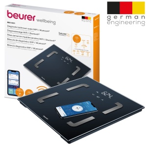 Cantar diagnostic digital Beurer BF 880, analiza corporala, 180 kg, negru - Img 6