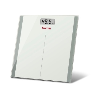 Cantar digital Girmi BP22, sticla, 150 kg, alb