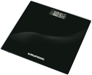 Cantar digital Grundig - capacitate 180KG, LCD cu iluminare, sticla neagra