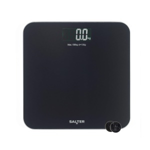 Cantar digital Salter 180 kg, display LCD, platforma din sticla securizata