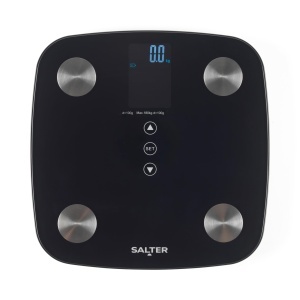 Cantar digital Salter, analiza corp, 180 kg capacitate, 17 metrici, negru - Img 4
