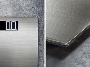 Cantar digital Soehnle Style Sense Safe pentru 300 de persoane cu afisaj LCD foarte mare, cantar plat pentru baie cu acoperire anti-amprenta, cantar din otel inoxidabil - Img 5