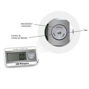 Cantar industrial Orbegozo PC 5500, capacitate 200 kg, otel inoxidabil, display pentru perete - Img 3