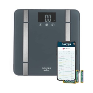 Cantar inteligent Salter Health, 200 kg, Bluetooth, 17 metrici corp