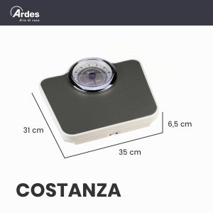 Cantar mecanic Ardes AR2PP2M, stil vintage, capacitate 136 kg, fara baterii - Img 2