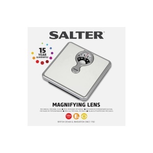 Cantar mecanic Salter 484 WHDR 133 kg alb cu lupa si cadran usor de citit - Img 8
