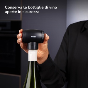 Capac de vin electric Haier Premium Collection, pastreaza aroma pana la 7 zile, design elegant - Img 5