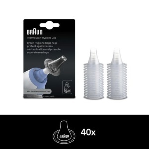Capace de igiena Braun ThermoScan | 40 bucati | Compatibil cu termometrele pentru urechi Braun ThermoScan | LF40 - Img 2