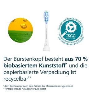 Capete de periuta de dinti Philips Sonicare C3 Premium Plaque Defence, Alb, 6 bucati, HX904687 - Img 9