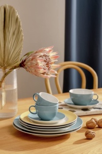 Cappuccino cu ceramica Thomas Sunny Day, culoare albastru deschis - Img 3