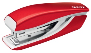 Capsator Leitz WOW Mini 55281026 10 coli tehnologie Direct Impact rosu