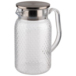 Carafa pentru sucuri si apa APS 10692, 1 litru, transparent, 10 cm
