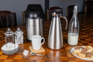 Carafa Pioneer SVP-1000, inox, 1 litru, design elegant - Img 2