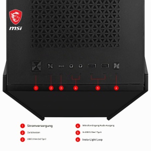 Carcasa Mid-Tower MSI MEG Prospect 700R, 2x USB 3.0, 1x Type-C, RGB - Img 6