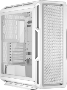 Carcasa PC Corsair 5000T Mid-Tower ATX, Alb, Design Aerodinamic, Spatiu Generos