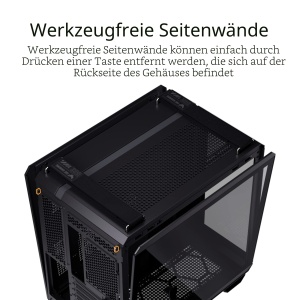 Carcasa PC modulare ASUS TUF Gaming GT502 Plus Alb, ATX, cu USB 3.2 - Img 4