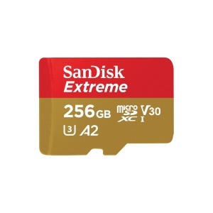 Card de memorie SanDisk Extreme microSDXC 256 GB, viteza 190 MBs, adaptor inclus