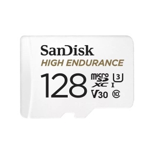 Card microSD SanDisk 128GB High Endurance pentru inregistrare video Full HD si 4K