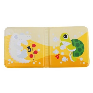 Carte de baie Chicco pentru copii 6-36 luni moale interactiva cu ilustratii care se coloreaza in apa - Img 6