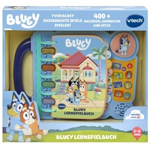 Carte interactiva de invatare Bluey - 14 pagini cu sunete originale - Img 7