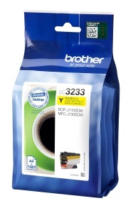 Cartus Cerneala Brother LC-3233Y, Culoare Galben, Nou - Img 1