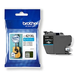 Cartus Cerneala Brother LC-421XLC Cyan, 500 pagini, Original